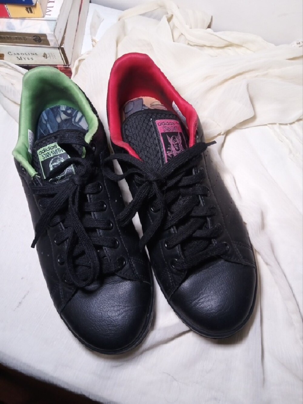 Men's Black Leather Sneakers Thor & Hulk  Adidas